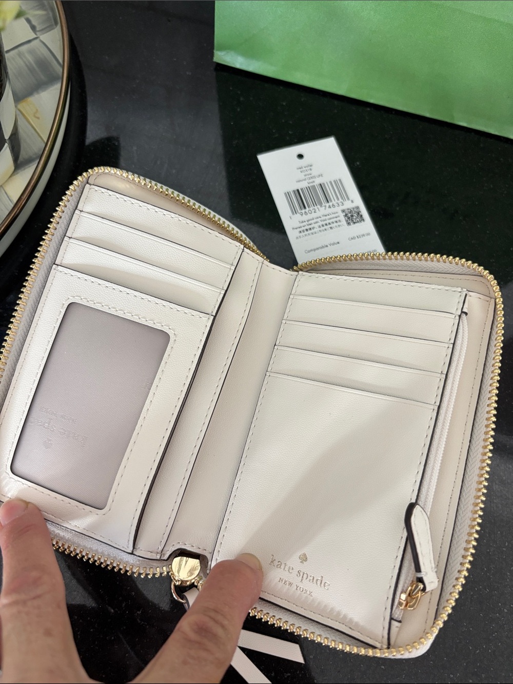 NWT Kate Spade Zip Wallet - Picture 5 of 9